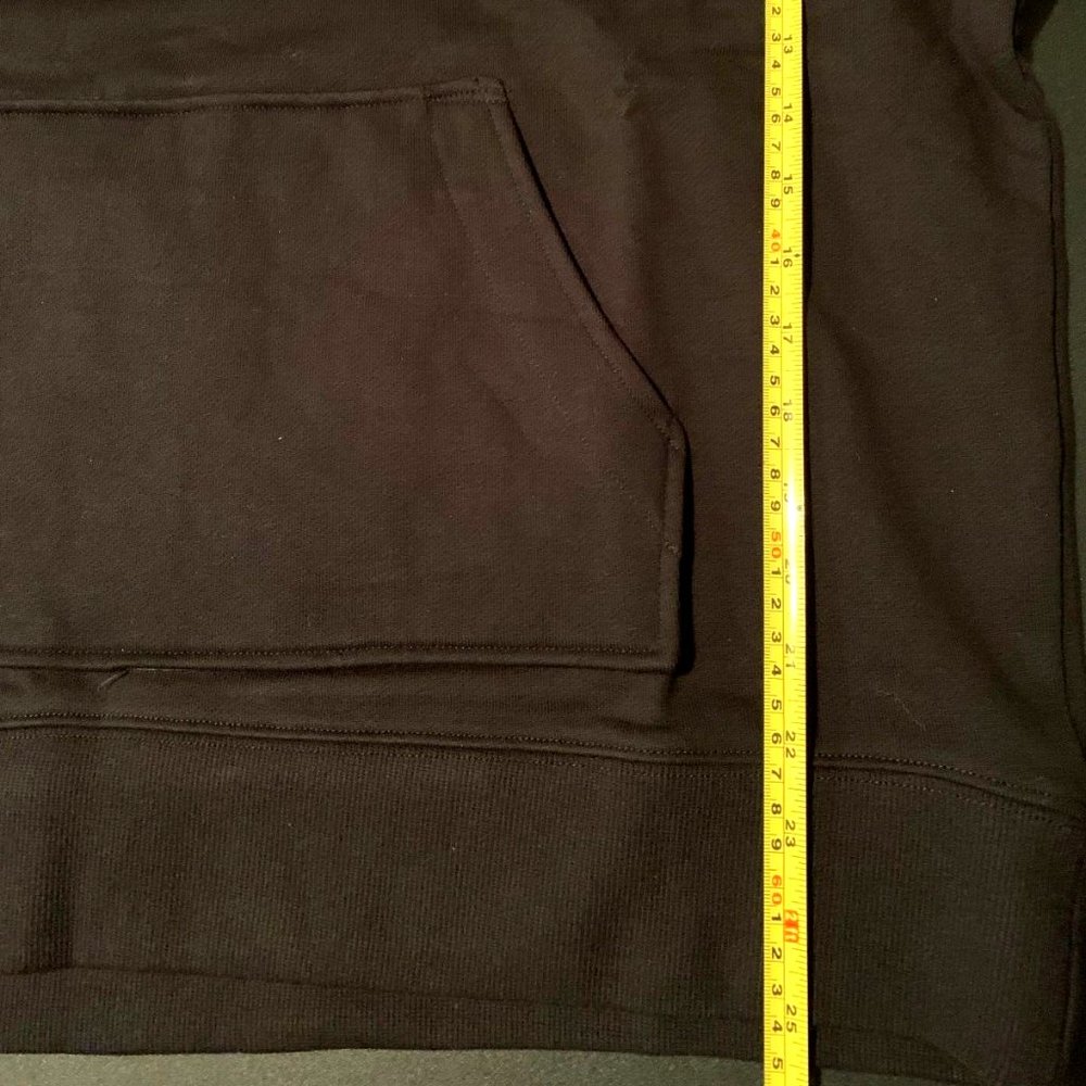 AMIRI MA BAR LOGO Embroidered Hoodie Black Size L New 100% Cotton - Picture 10 of 14